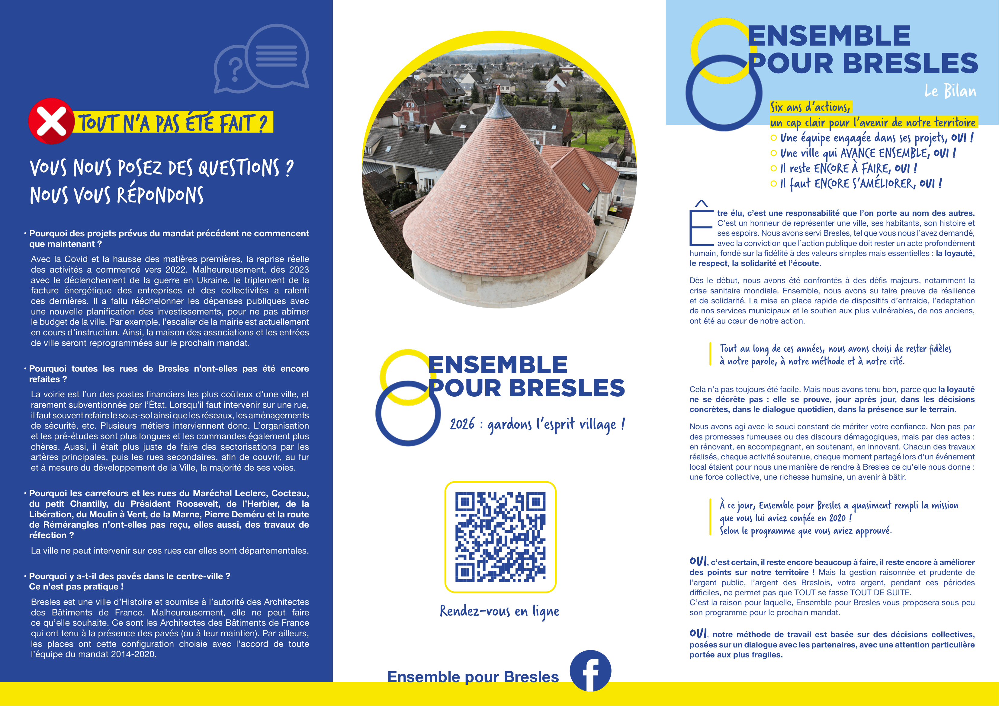Photo de la liste Ensemble Pour Bresles 2026